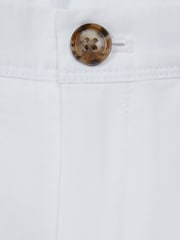Reiss White Pitch 9-14 yrs Slim Fit Casual Chinos - Image 6 of 6