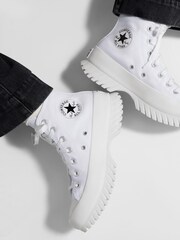 Converse White Converse Chuck Taylor All Star Lugged Hike Platform Boots - Image 1 of 9