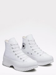 Converse White Converse Chuck Taylor All Star Lugged Hike Platform Boots - Image 5 of 9