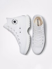 Converse White Converse Chuck Taylor All Star Lugged Hike Platform Boots - Image 6 of 9