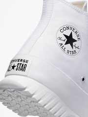 Converse White Converse Chuck Taylor All Star Lugged Hike Platform Boots - Image 9 of 9