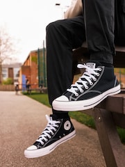 Negro - Zapatillas de deporte abotinadas Malden Street de Converse - Imagen 1 de 15