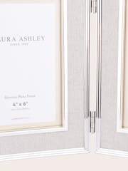 Laura Ashley Natural Harrison Double Picture Frame - Image 3 of 4