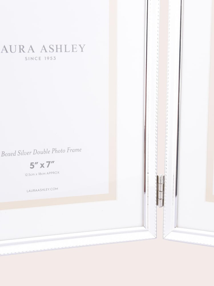Laura Ashley Cadre double plaqué argent en coffret - Image 3 of 4