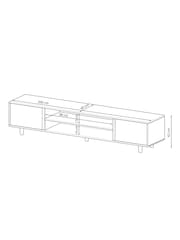 AVF White Harbour 2000 TV Unit - Image 6 of 6