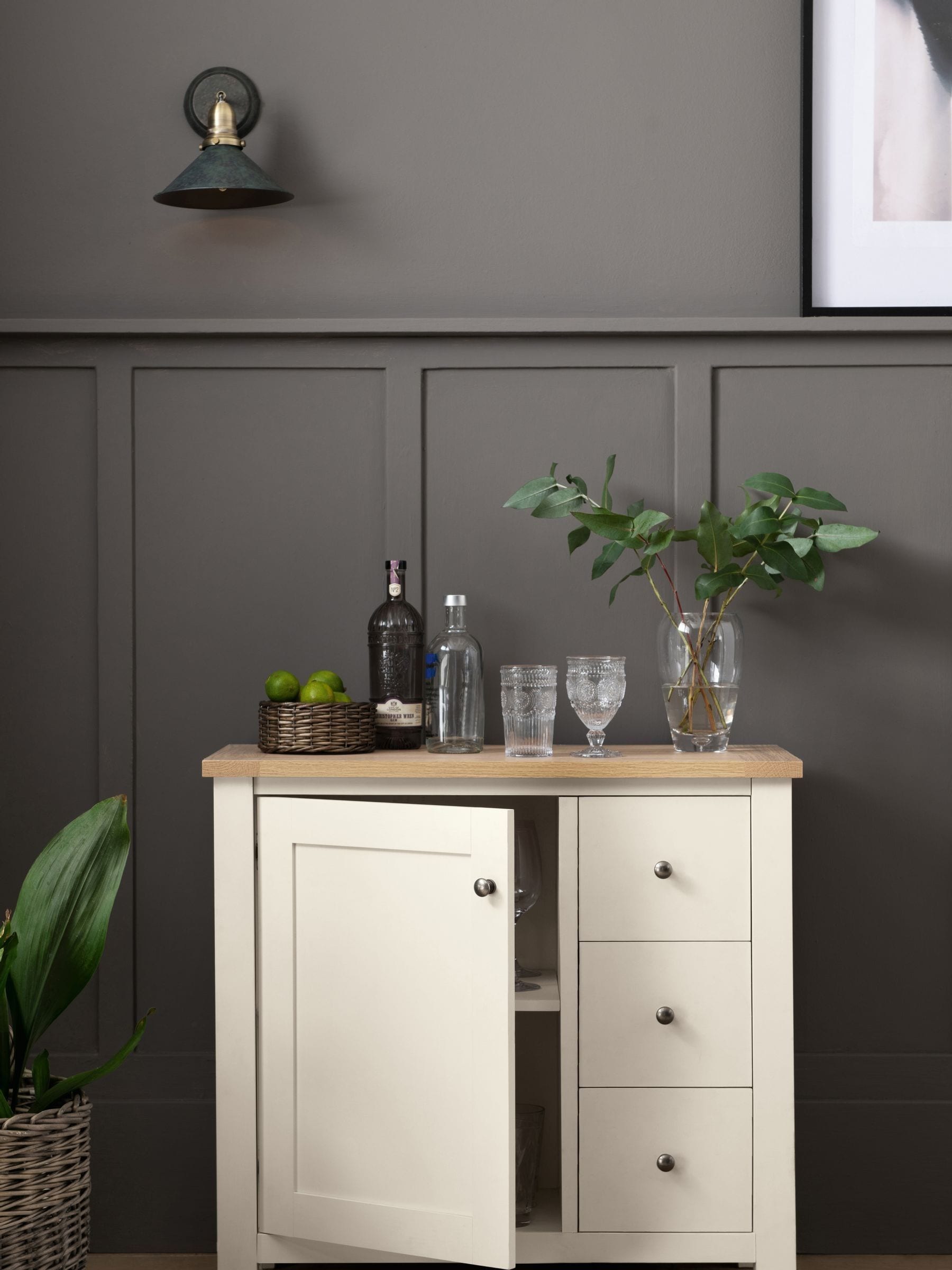 Buy Cream Malvern Oak Effect Small Sideboard from the Next UK online shop