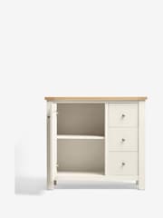Cream Malvern Oak Effect Small Sideboard - Image 8 of 11