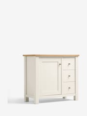 Cream Malvern Oak Effect Small Sideboard - Image 9 of 11