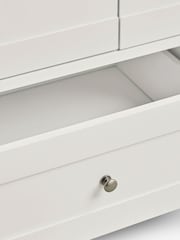 Chalk Malvern Paint Effect Triple, 2 Drawers Wardrobe - Image 11 of 12
