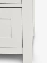 Chalk Malvern Paint Effect Triple, 2 Drawers Wardrobe - Image 12 of 12