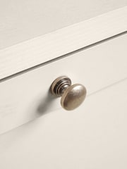 Cream Malvern Oak Effect Shoe Storage Cabinet - Image 3 of 9