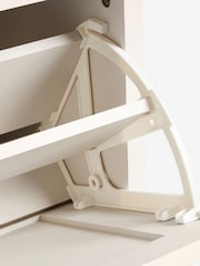 Cream Malvern Oak Effect Shoe Storage Cabinet - Image 8 of 9