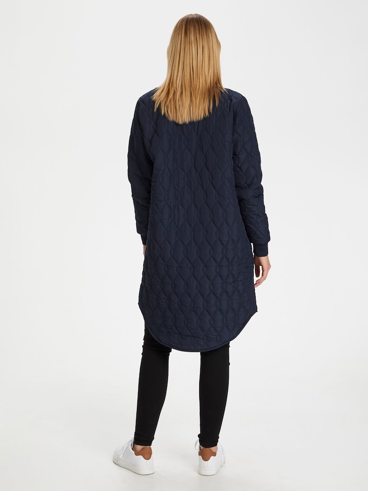Kaffe Shally Regular Fit Quilted Coat - Image 2 of 8 Kaffe Shally Regular Fit Quilted Coat - Image 2 of 8