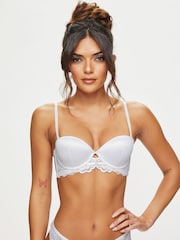 Ann Summers The Icon Strapless Padded Satin Multiway Balcony Bra - Image 3 of 7