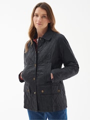 Barbour® Black Beadnell Quilted Jacket - Image 1 of 12
