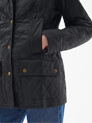 Barbour® Black Beadnell Quilted Jacket - Image 5 of 12
