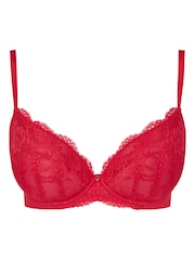 Ann Summers Red Sexy Lace Padded Plunge Bra - Image 11 of 11