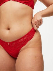 Ann Summers Red Sexy Lace Thong - Image 3 of 5
