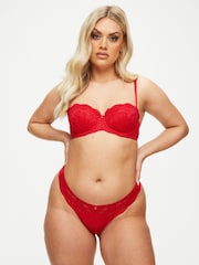 Ann Summers Red Sexy Lace Thong - Image 4 of 5