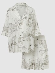 AllSaints White Esma Astraeus Pyjama Set - Image 6 of 6