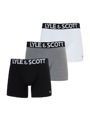 Lyle & Scott Black Daniel Premium Trunks 3 Pack - Image 1 of 4