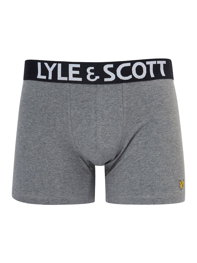 Lyle & Scott Black Daniel Premium Trunks 3 Pack - Image 2 of 4