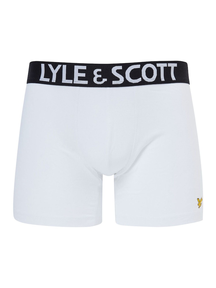 Lyle & Scott Black Daniel Premium Trunks 3 Pack - Image 4 of 4