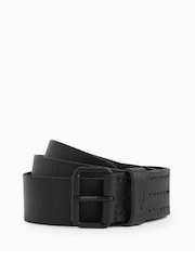 AllSaints Black Dunston Belt - Image 1 of 5