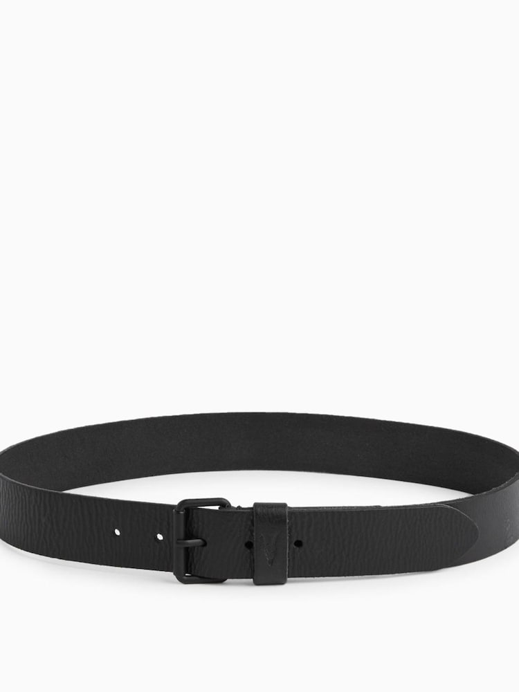 AllSaints Black Dunston Belt - Image 2 of 5