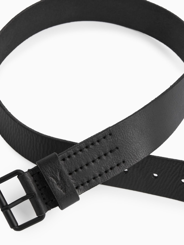 Buy AllSaints Black Dunston Belt from Next USA display picture 2