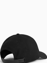 AllSaints Black Fen Baseball 100% Cotton Cap - Image 6 of 7