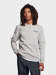 Penfield Grey Hudson Script Crew Neck Long Sleeved Sweater - Image 1 of 7