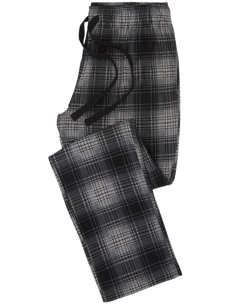 Grey/Black Check Motion Flex Cosy Pyjama Set - Image 8 of 8