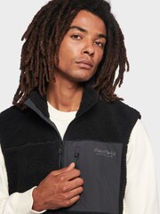 Penfield Black Bear Outdoor Borg Zip Thru Gilet - Image 4 of 8