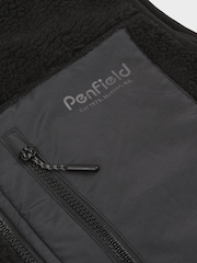 Penfield Black Bear Outdoor Borg Zip Thru Gilet - Image 8 of 8