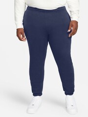 Nike Navy Club Cuffed Joggers - Image 4 of 15