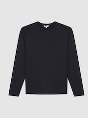 Reiss Crew Camiseta de malha com gola Armstrong - Imagem 2 de 5