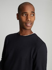 Reiss Crew Camiseta de malha com gola Armstrong - Imagem 4 de 5