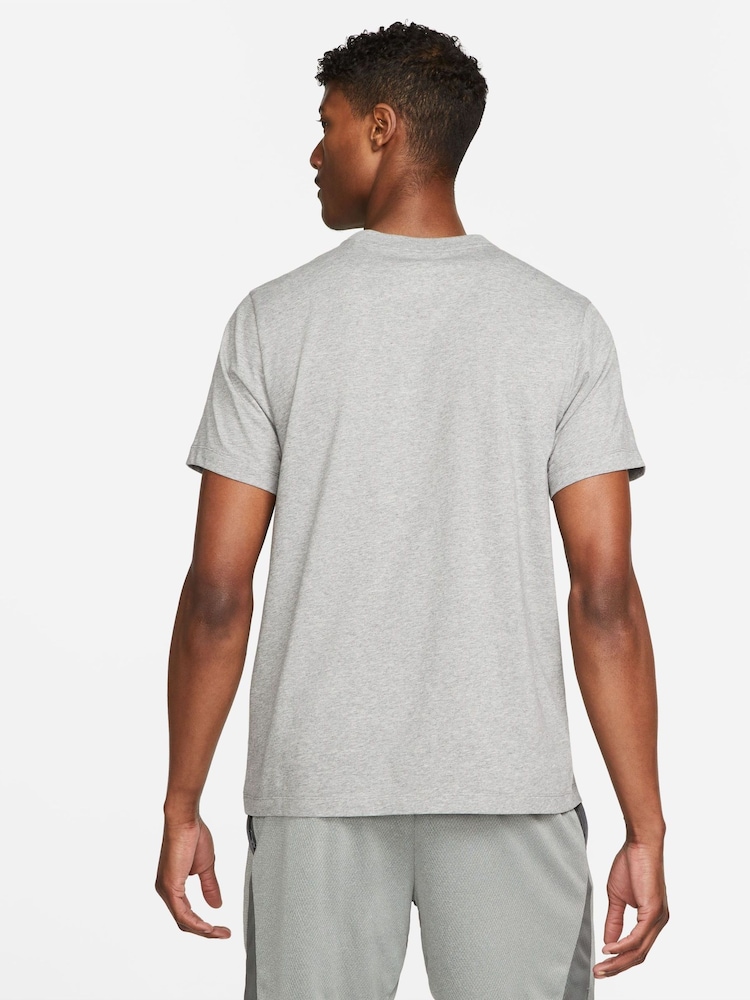 Nike Grey Off Dri-FIT Training T-Shirt - Image 1 of 5