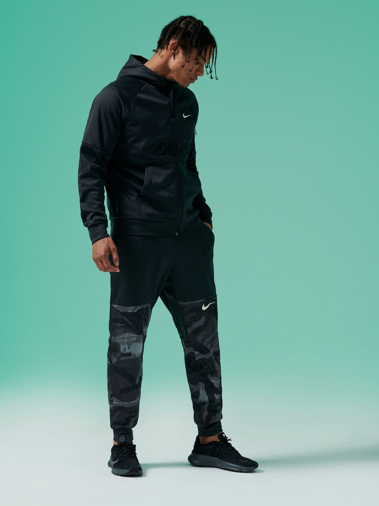 Nike Black Therma-FIT Zip Up Training Hoodie - Image 2 of 18
