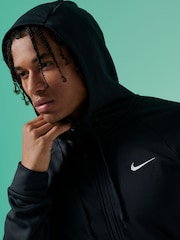 Nike Black Therma-FIT Zip Up Training Hoodie - Image 9 of 18