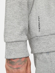 Temno siva - Kapucar z zadrgo Nike Therma-FIT; Training Kapucar; jopa/pulover s kapuco - Slika 10 iz 11