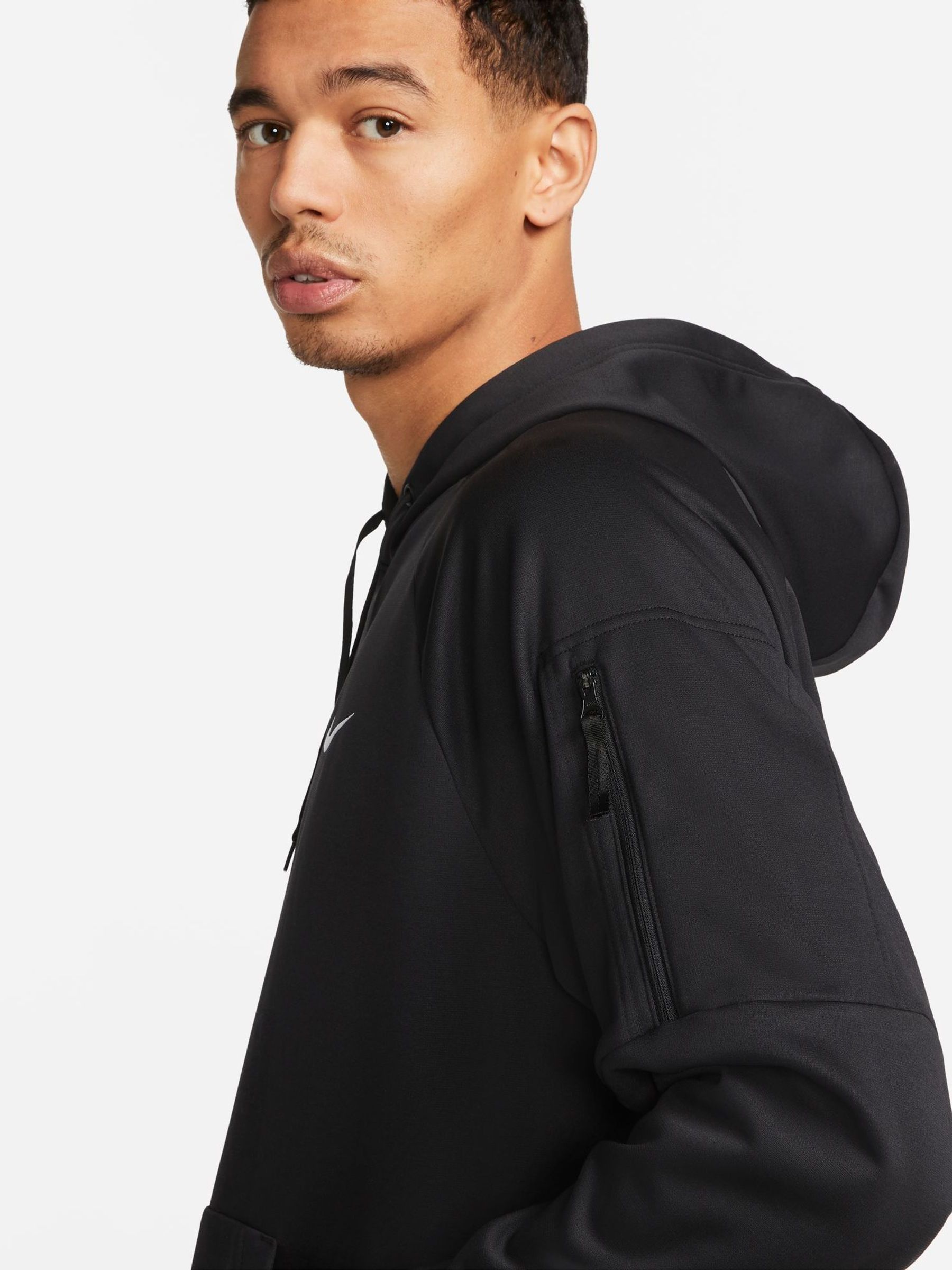 Buy Nike Black Therma-FIT Pullover Training Hoodie from Next
