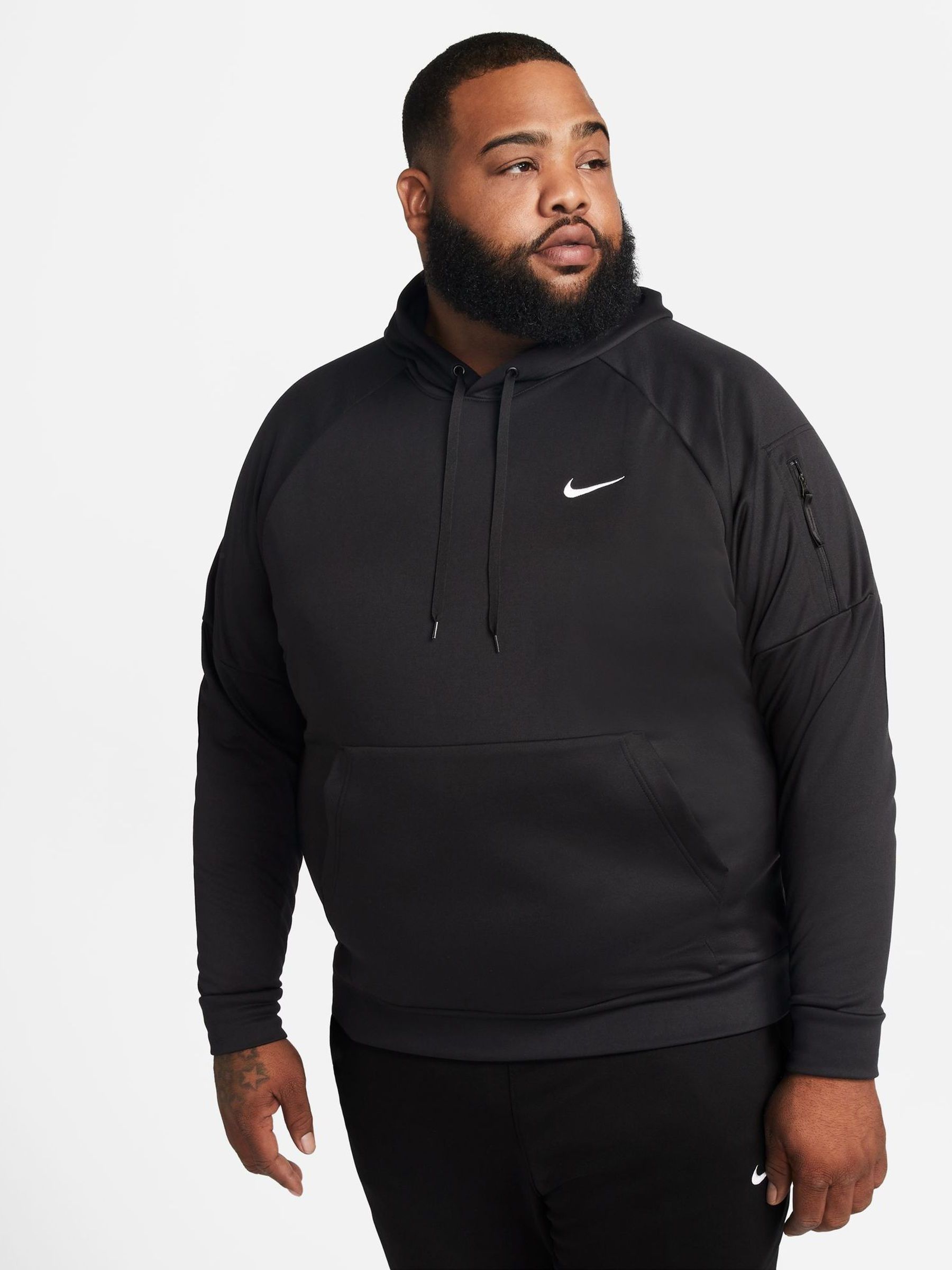 Buy Nike Black Therma FIT Pullover Training Hoodie from Next Luxembourg