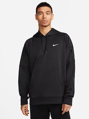 Черный - Nike Therma-FIT Pullover Training Hoodie - Image 9 of 16