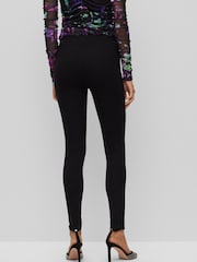BOSS Black Estretch Slim Fit Leggings - Image 2 of 5