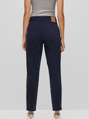BOSS Blue Tachini Slim Fit Cigarette Trousers - Image 2 of 5