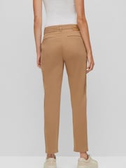 BOSS Natural Tachini Slim Fit Cigarette Trousers - Image 2 of 5