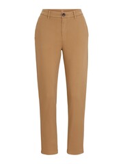 BOSS Natural Tachini Slim Fit Cigarette Trousers - Image 5 of 5