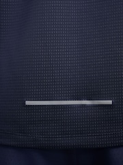 Marineblau - Nike Pacer Lauftop mit kurzem Reißverschluss - Bild 7 von 8